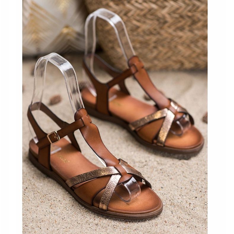 Las sandalias marrones de Sergio Leone marrón 1