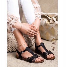 Sandalias negras de Sergio Leone negro 1