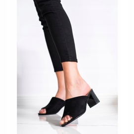 Elegantes zapatillas Sergio Leone negro 3