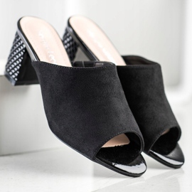 Elegantes zapatillas Sergio Leone negro 4