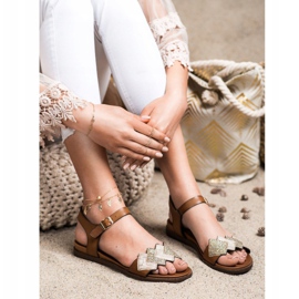 Elegantes sandalias Sergio Leone marrón 2