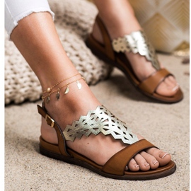 Sandalias Sergio Leone de moda marrón 3
