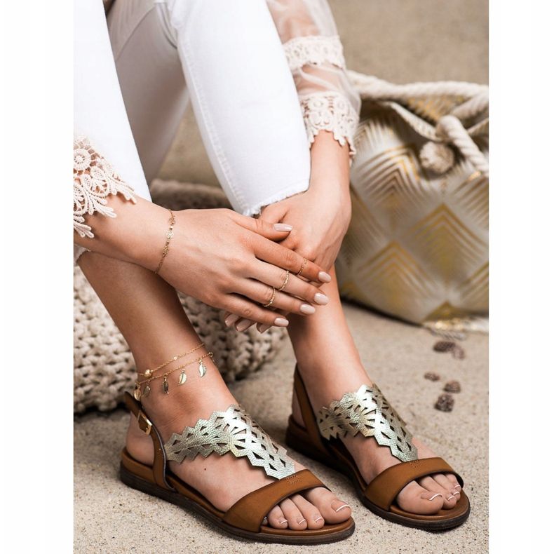 Sandalias Sergio Leone de moda marrón 1