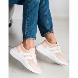 SHELOVET Deportivas plataforma rosa 1