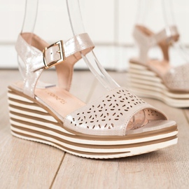 Sandalias doradas brillantes de Sergio Leone dorado 3