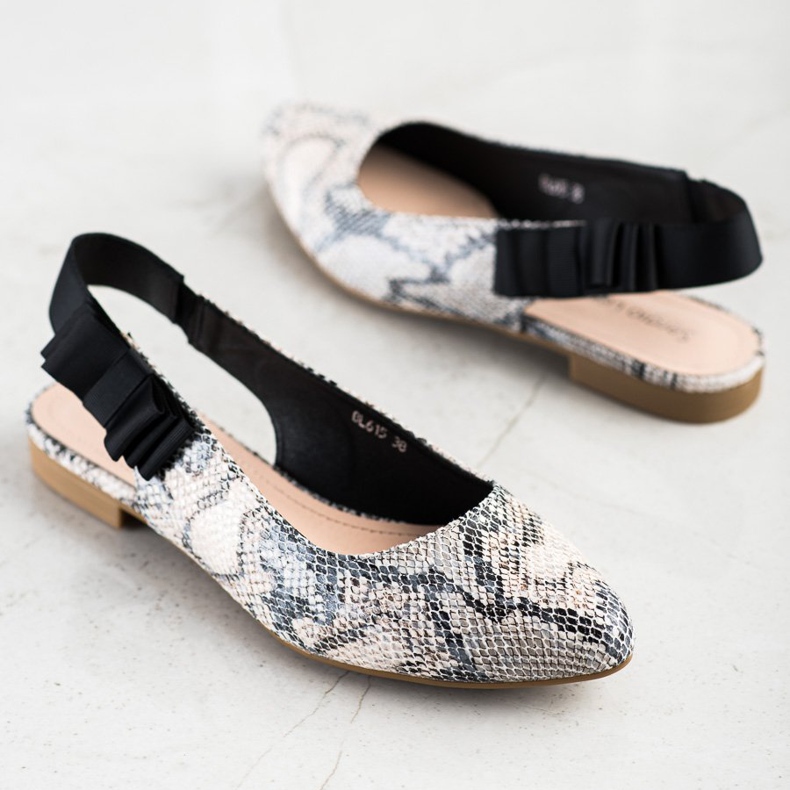 Sergio Leone Zapatos de tacón sin cordones con lazo multicolor 2