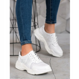 Filippo Zapatillas de cuero clásicas blanco 1