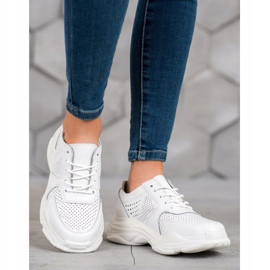 Filippo Zapatillas de cuero clásicas blanco 5