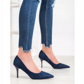 Small Swan Tacones altos casuales azul 2 Small Swan Tacones altos casuales azul 2