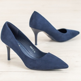 Small Swan Tacones altos casuales azul 4