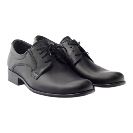 Zapatos de hombre clásicos TUR 308 negro 4