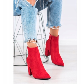 Seastar Botines de ante en Spitz rojo 3