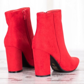 Seastar Botines de ante en Spitz rojo 2