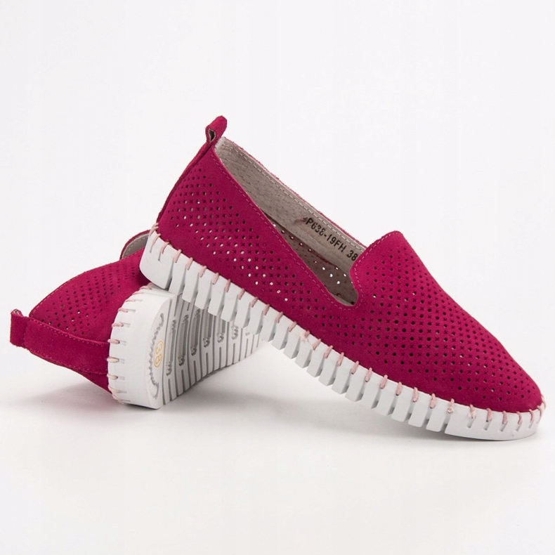 Filippo Señores de cuero rosa 1