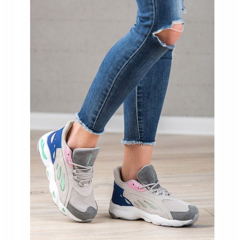 Ax Boxing Calzado deportivo cómodo gris multicolor 1