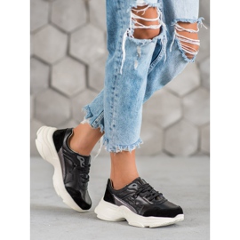 Vinceza Calzado deportivo con cordones negro 1