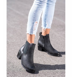 Goodin Botas Chelsea cómodas negro 3