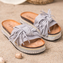 Seastar Zapatillas Con Flecos gris 3