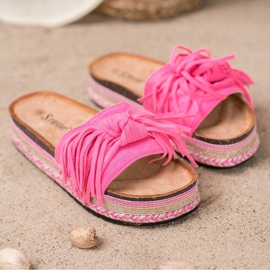 Seastar Zapatillas Con Flecos violeta 3