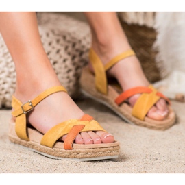 Kylie Sandalias alpargatas amarillo 1