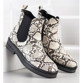 SHELOVET Botas En La Plataforma Con Circonita Cúbica multicolor 1
