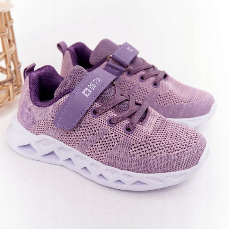 Zapatillas Deportivas Infantiles Zapatillas Big Star HH374183 Violeta púrpura 1