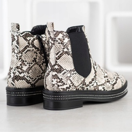 SHELOVET Botas En La Plataforma Con Circonita Cúbica multicolor 2