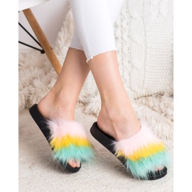 Bona Zapatillas de colores con piel multicolor 1