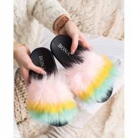 Bona Zapatillas de colores con piel multicolor 2