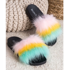 Bona Zapatillas de colores con piel multicolor 3