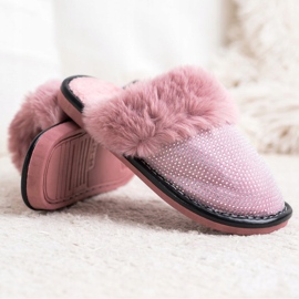 Bona Zapatillas cómodas con piel rosado 3