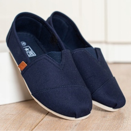 SHELOVET Zapatillas slip-on azul marino 1