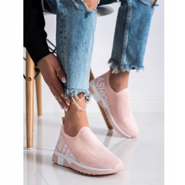 Filippo Zapatillas de deporte sin cordones de moda rosa 1
