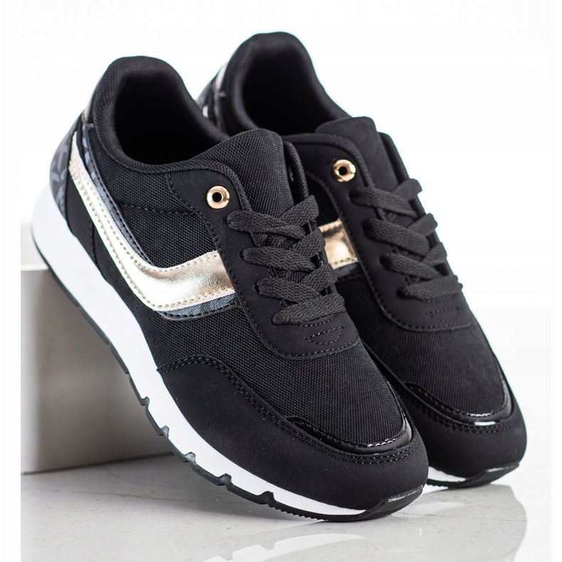 SHELOVET Zapatos deportivos negros 1