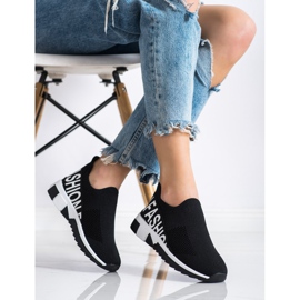 Filippo Zapatillas de deporte sin cordones de moda negro 3
