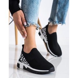 Filippo Zapatillas de deporte sin cordones de moda negro 2
