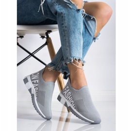 Filippo Zapatillas de deporte sin cordones de moda gris 3