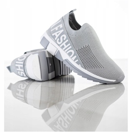 Filippo Zapatillas de deporte sin cordones de moda gris 2