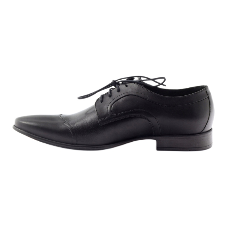 Zapatos bajos de piel Pilpol 1262 zapatos de hombre negro 2