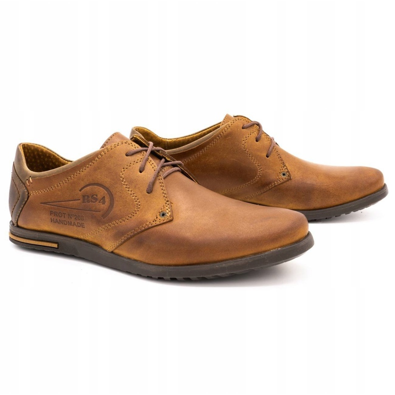 Polbut Zapato piel hombre 2103 camel marrón 1
