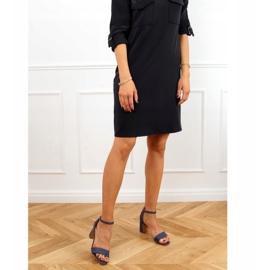 Sandalias de tacón azul 8741 Blue 1