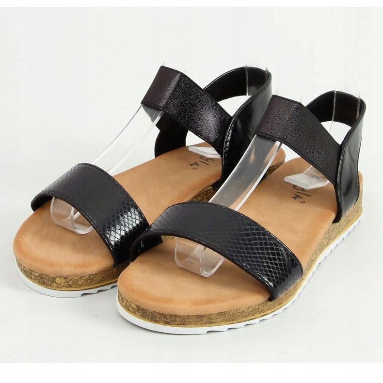 Sandalias negras para mujer 38853 Negro 1
