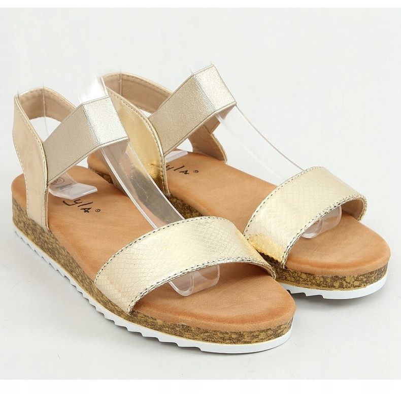 Sandalias mujer oro 38853 Gold dorado 1
