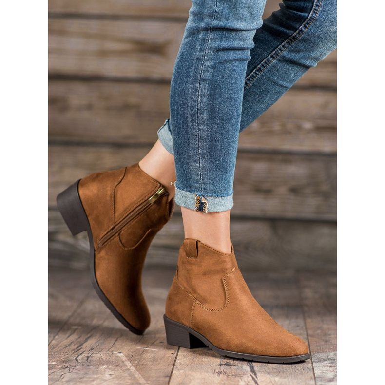 Filippo Botas vaqueras de ante marrón 1