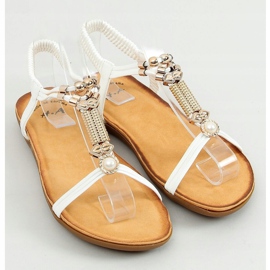 Sandalias de mujer blancas H075 Blanco 1