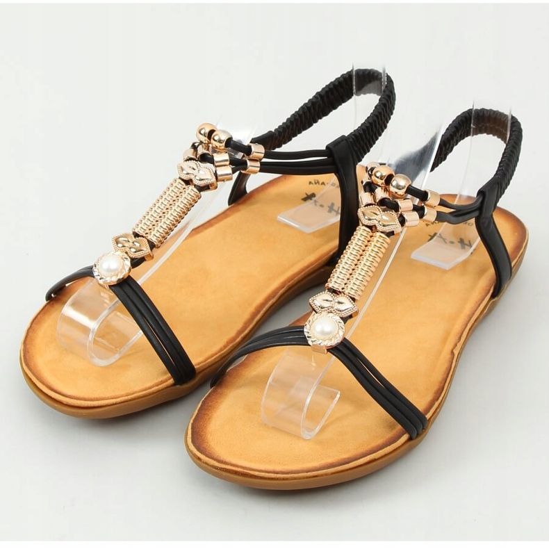 Sandalias de mujer negras H075 Negro 1