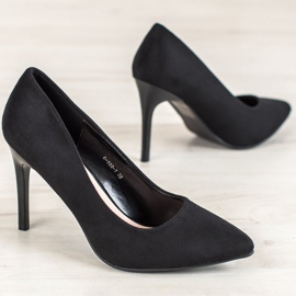 Gogo Tacones altos negros con estilo 1