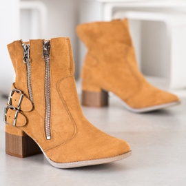 Bella Paris Botas moda camel marrón multicolor 1