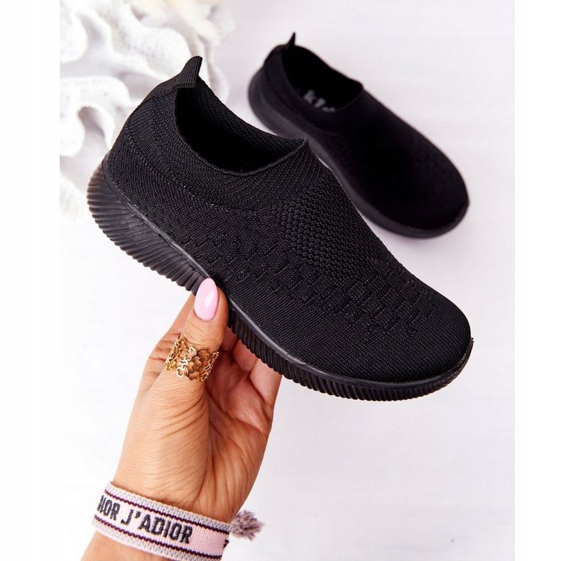 EVE Zapatos deportivos para niños Slip-On Black School Trip negro 2
