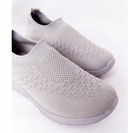 EVE Zapatos deportivos para niños Slip-On Grey School Trip gris 5